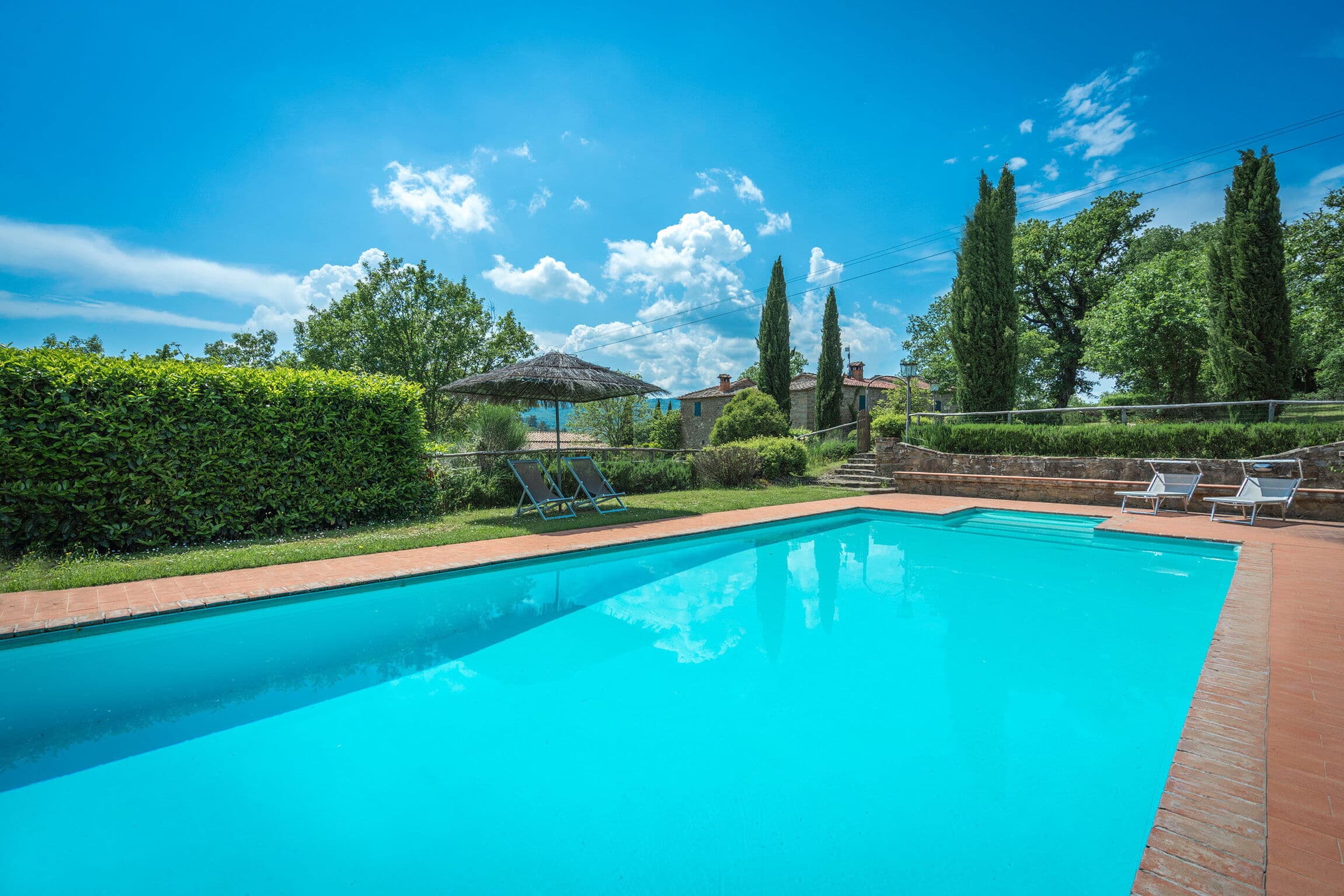 Terraced Pool Villa in Bucine, Toscana