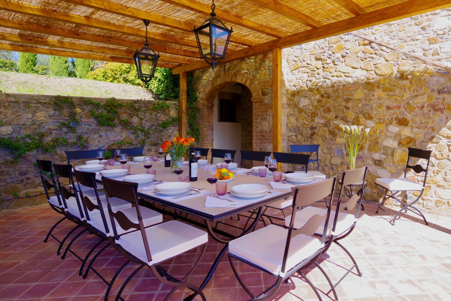 Balcony Four Bedroom Villa in San Gusme photo 5