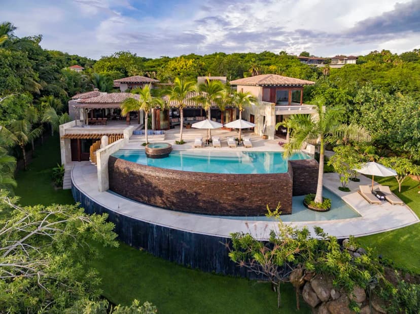 Chic Beachfront Villa in Punta Mita