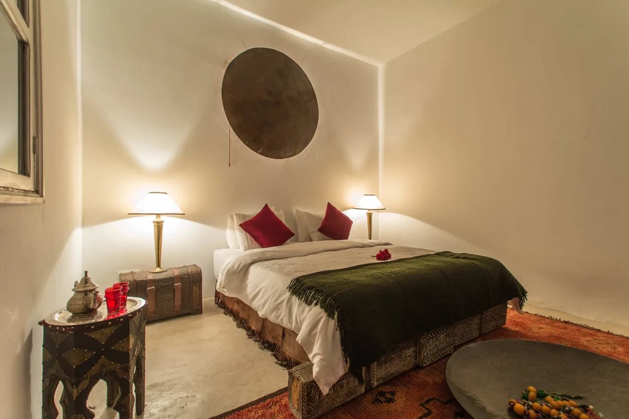 Aesthetic Room With An Authentic Open Fireplace