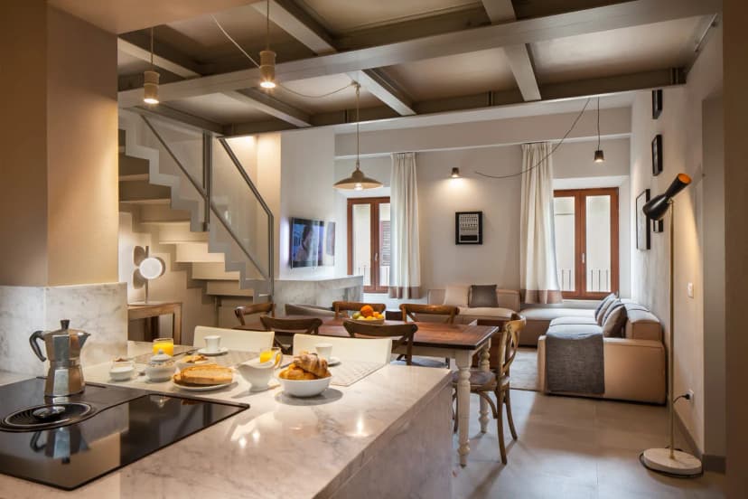 Penthouse in Siena's Heart with Elevator & Parking
