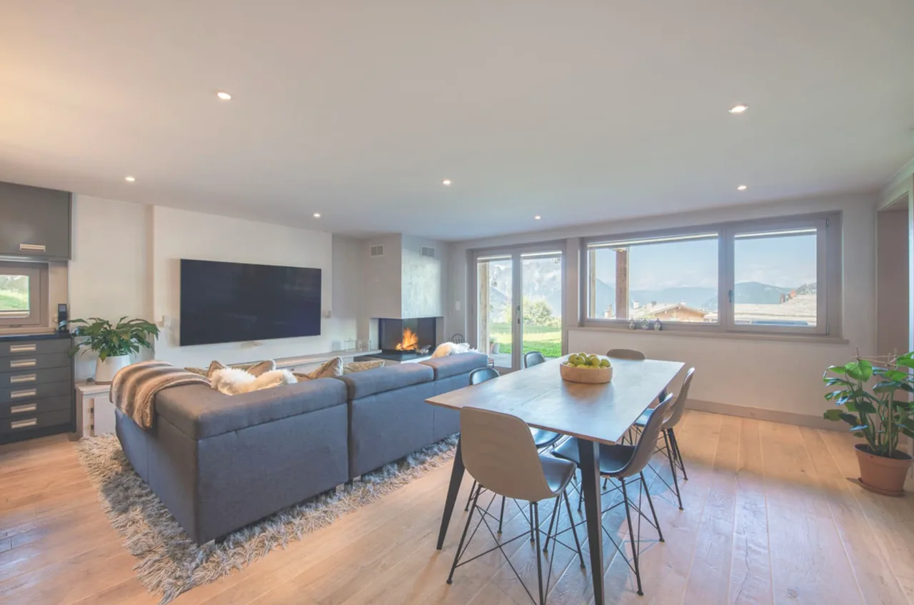 Tranquil Verbier Apartment with Hot Tub