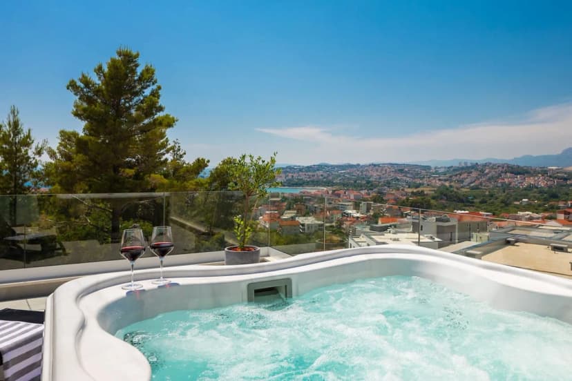 Stylish Villa with Overlooking View