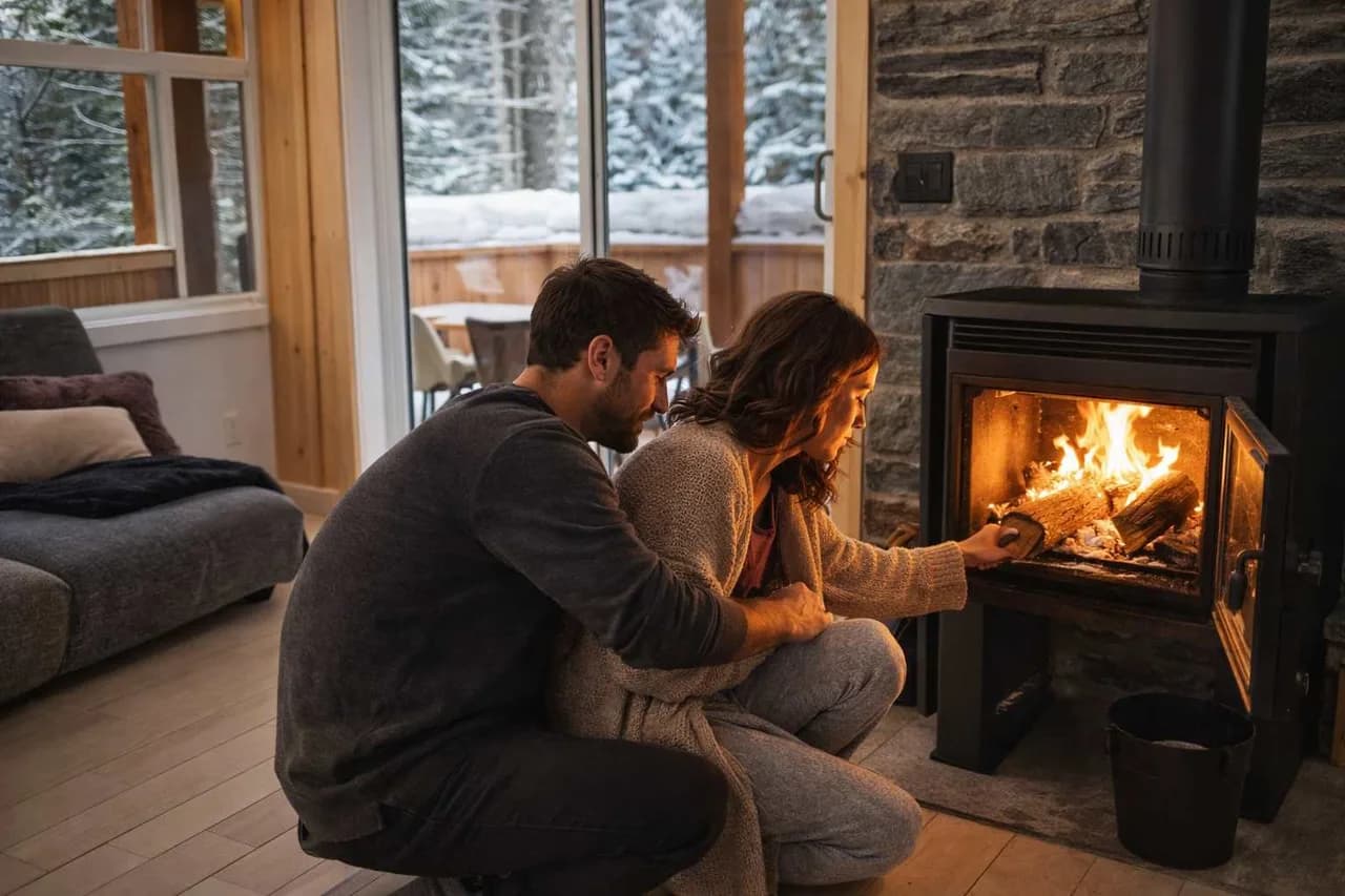 Spa Chalet in Quebec Laurentians photo 3