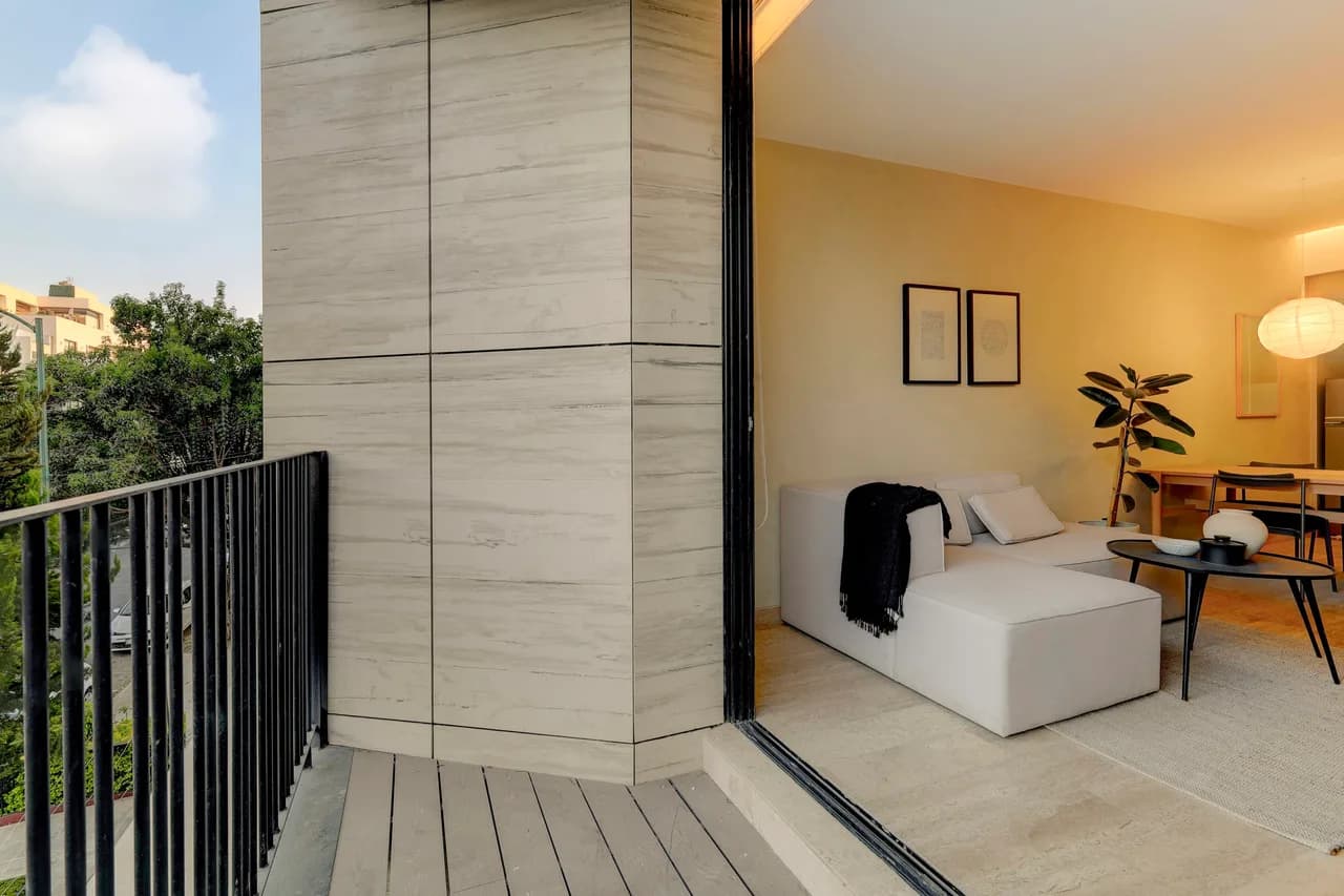 Balcony View Apartment in Polanco photo 2