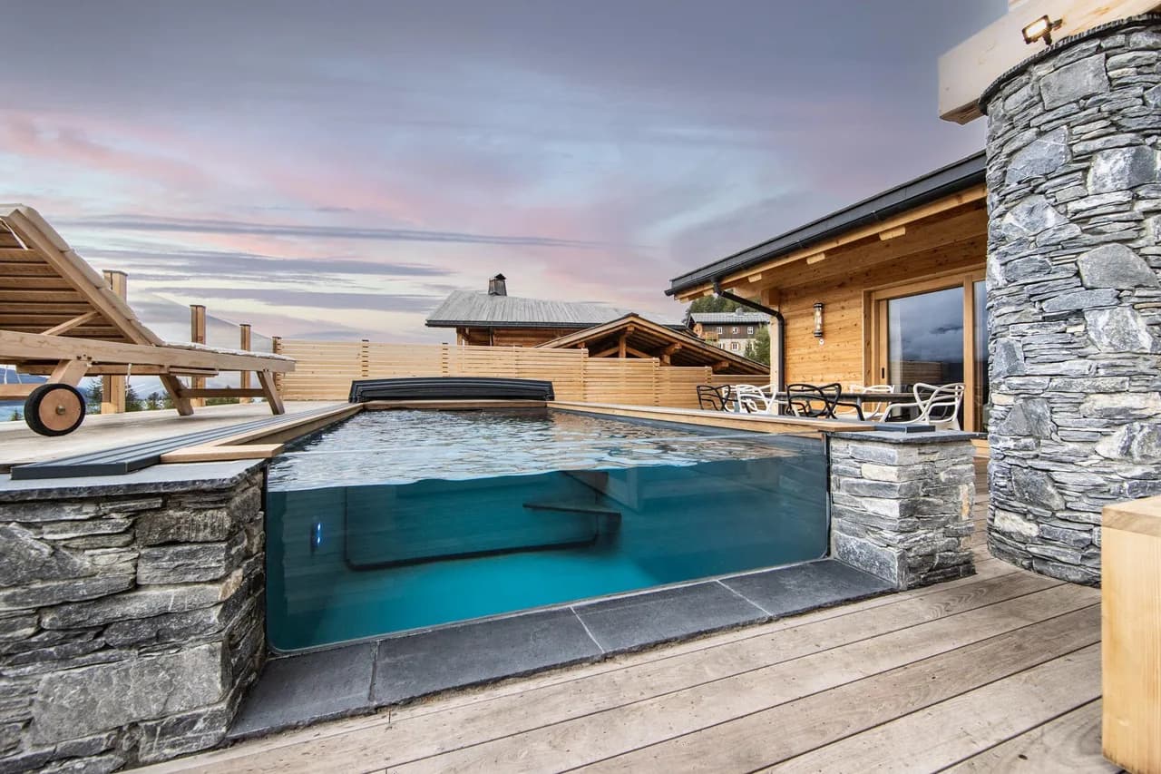 Elegant Chalet With Pool, Sauna & Mont Blanc Views photo 5