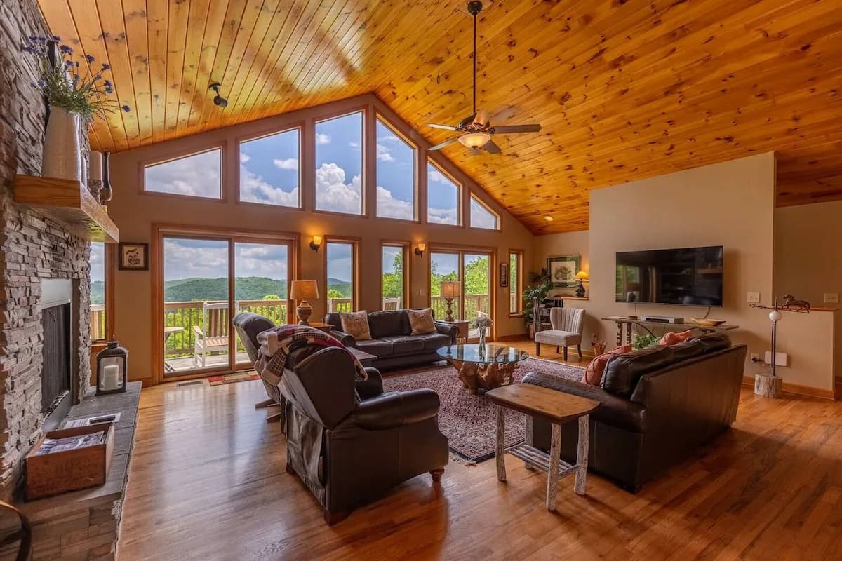 Panoramic View House in Blue Ridge
