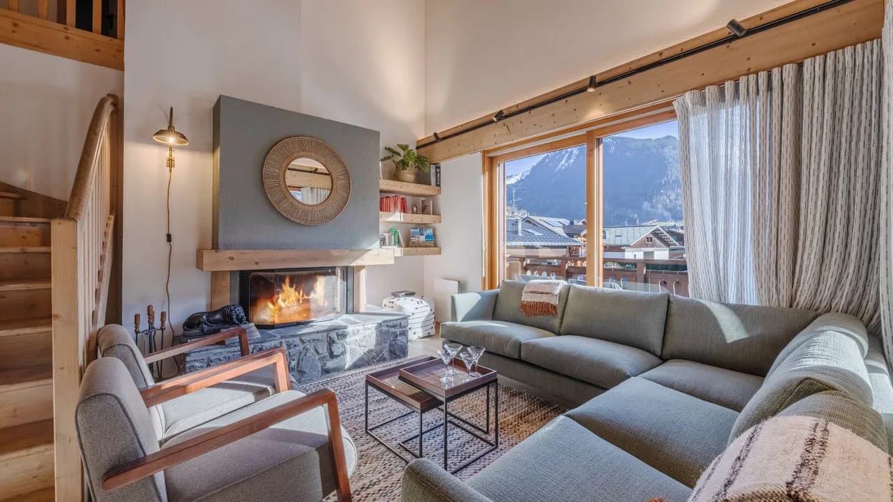 Central Morzine Duplex With Fireplace photo 2