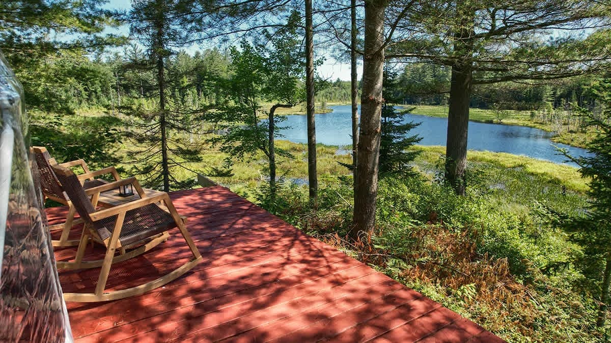 Private Pond Cabin in Upstate New York photo 3