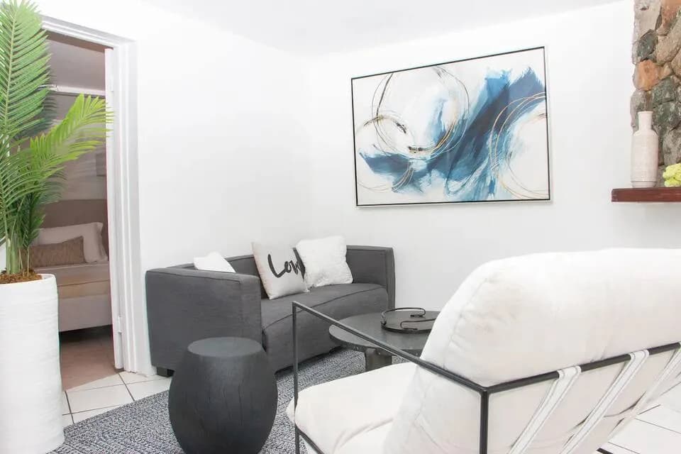 Oceanview Apartment Steps from the Beach in Saint Thomas