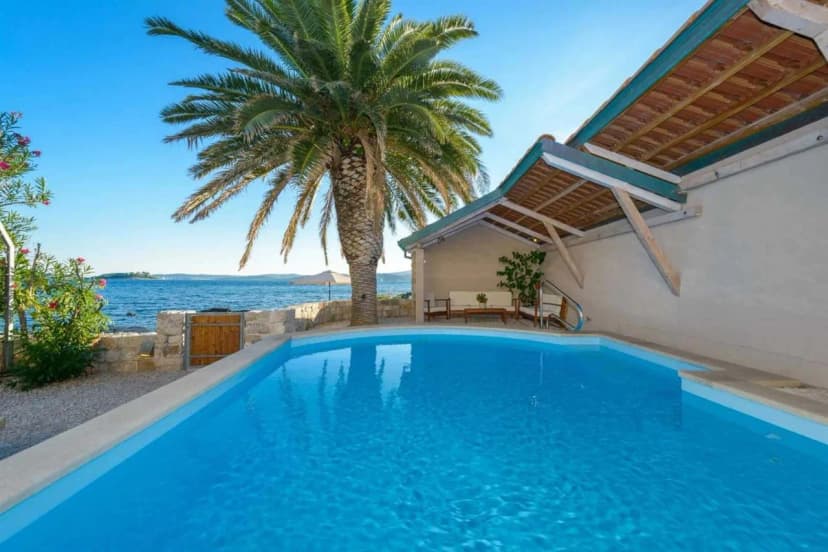 Seaside Stone Villa Steps From Sea