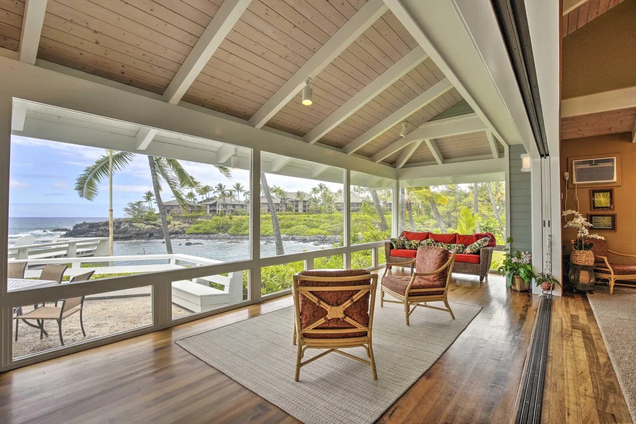 Oceanfront House in Kailua Kona Hawaii photo 2