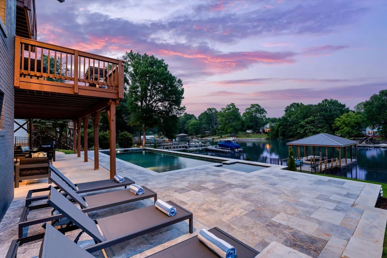 Heated Pool Vacation Home in Mooresville, North Carolina