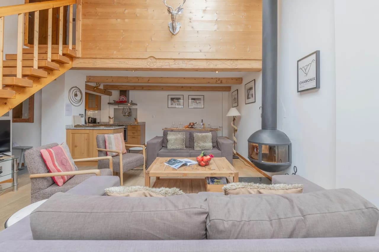 Ski-In Apartment in Le Tour Argentière