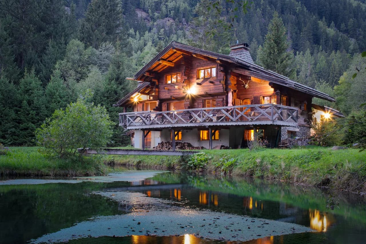Alpine Garden Chalet in Argentière, Chamonix