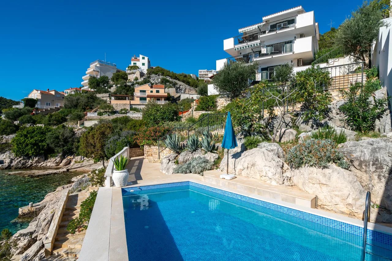 Panoramic Sea View Pool Villa in Trogir photo 2