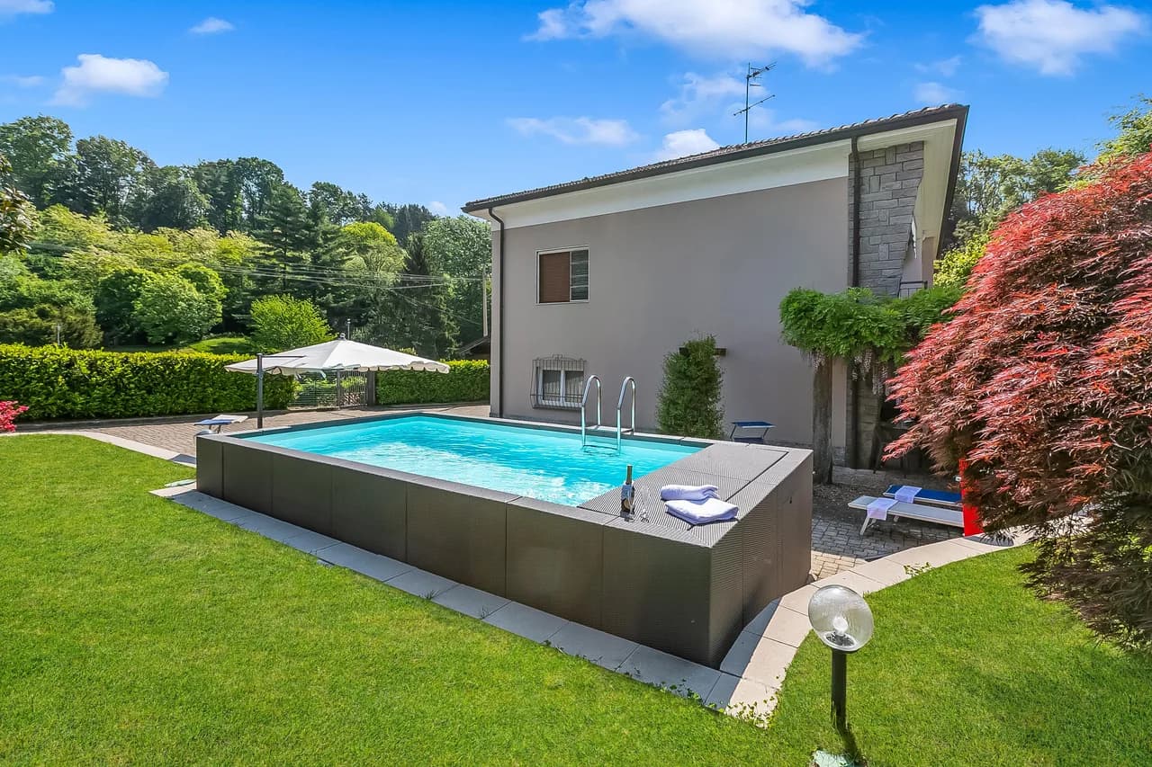 Private Pool Villa in Gemonio, Lombardy, Italy