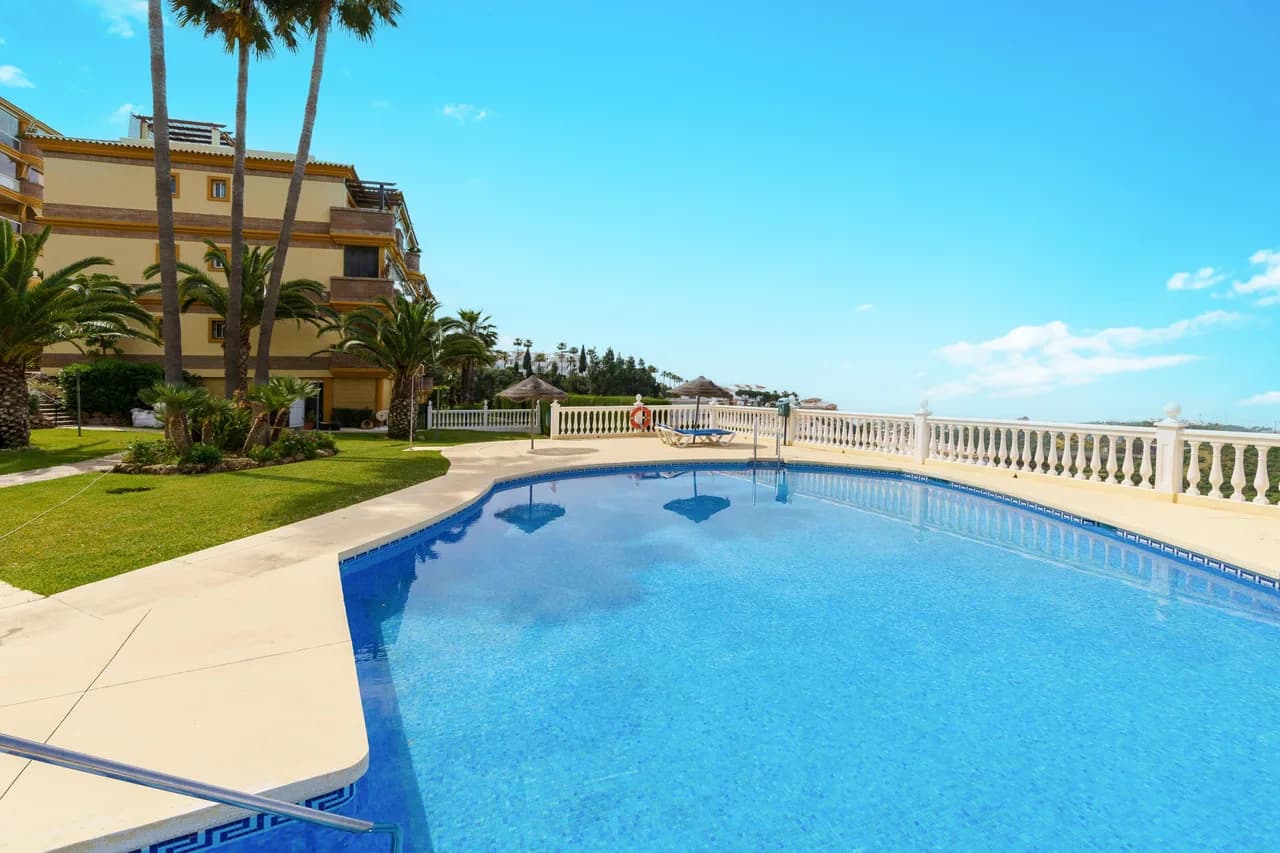 Sea View Apartment with Pool in Mijas Costa, Spain photo 2