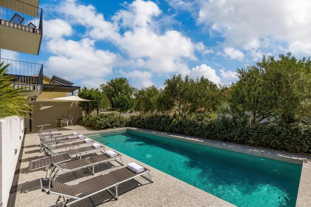 Coastal View Apartment with Pool in Baška, Krk, Croatia