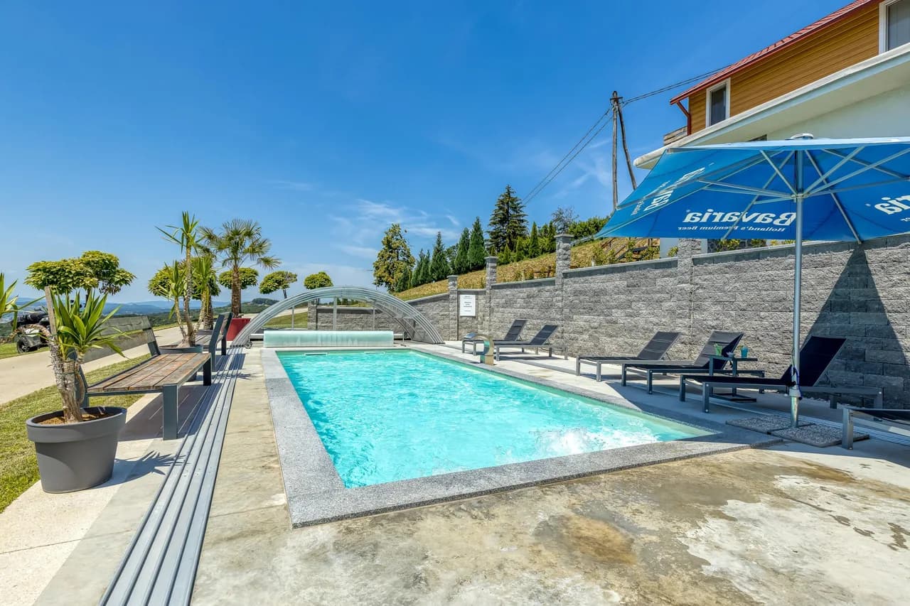Poolside Villa in Trebnje Slovenia photo 2
