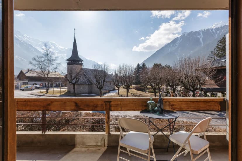 Apt Flégère & Golf Modern 1BR for 4 near ski lift