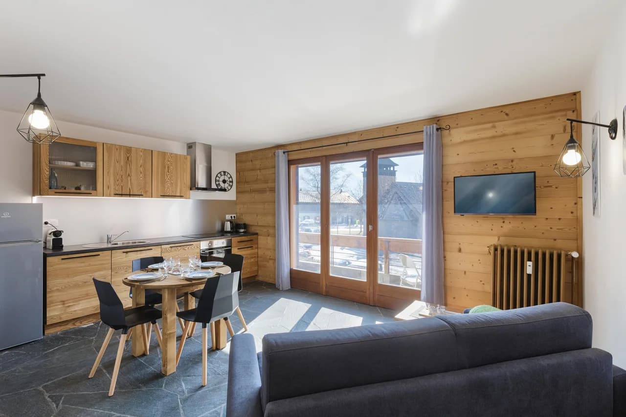 Apt Flégère & Golf Modern 1BR for 4 near ski lift photo 3
