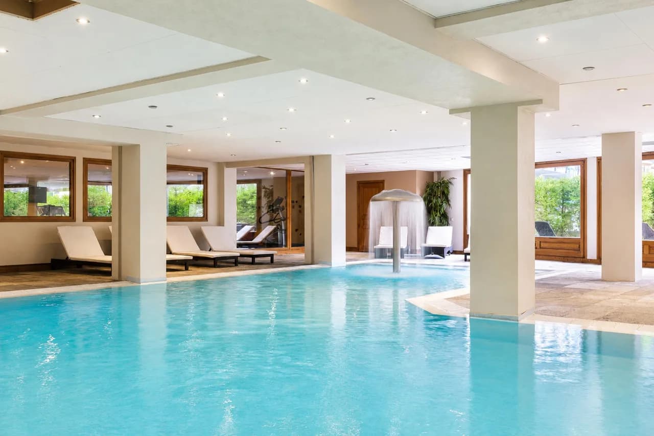V Balme 01: Beside Ski Lift; Pool, Sauna & Gym photo 2