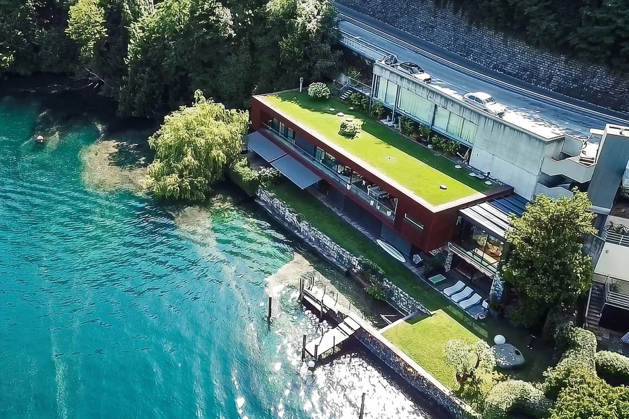 Villa with View Terrace in Lugano, Ticino photo 5