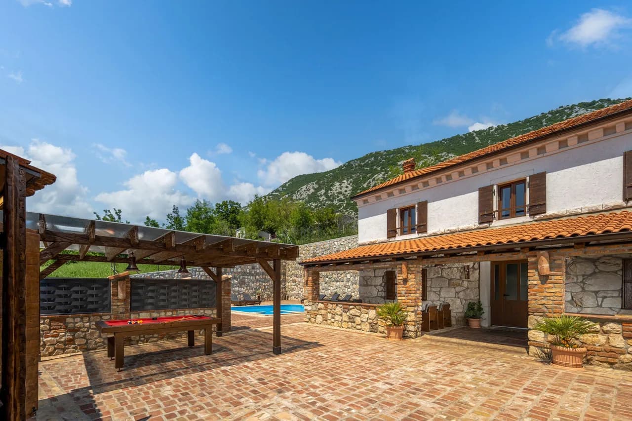 Private Pool Villa in Drivenik, Kvarner, Croatia photo 2