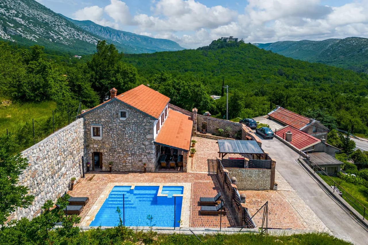 Private Pool Villa in Drivenik, Kvarner, Croatia photo 4