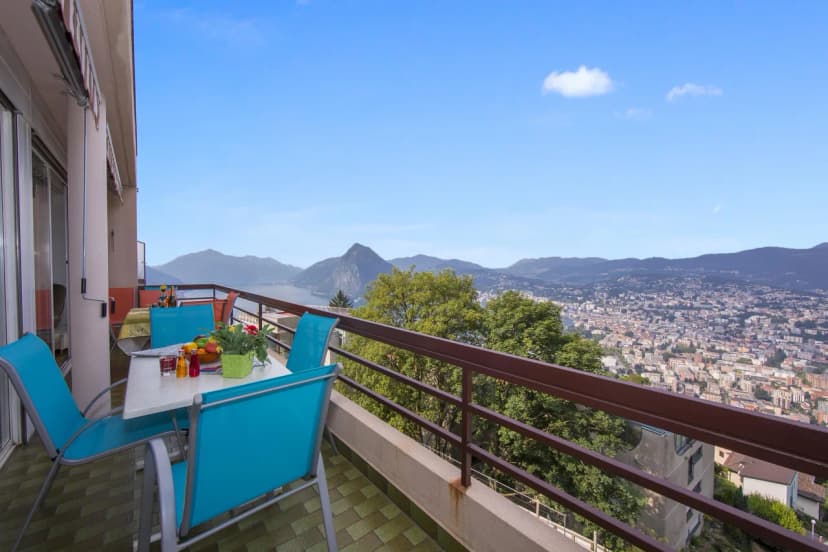 Aldesago Panoramica with shared Pool and Lugano View
