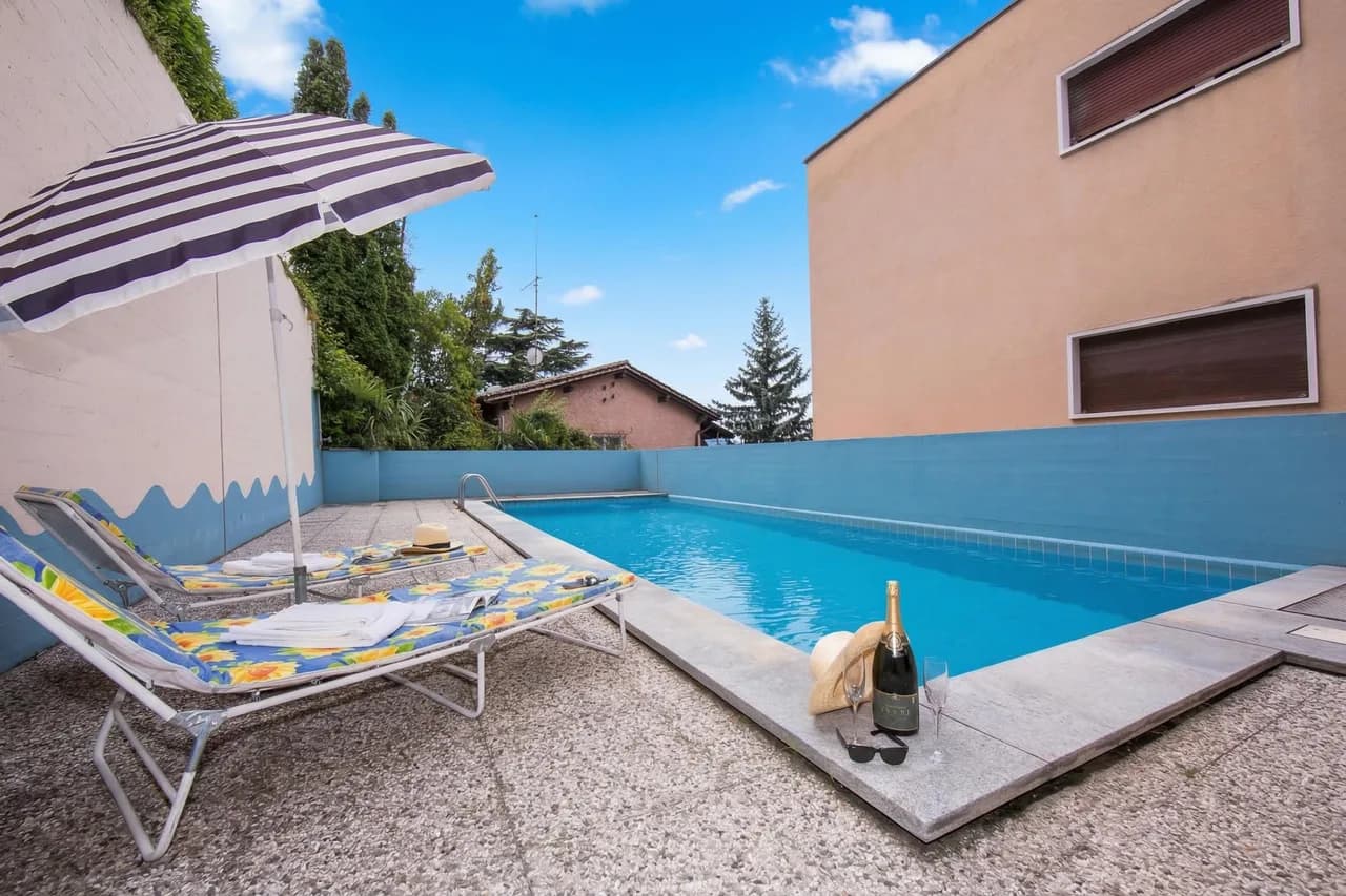 Aldesago Panoramica with shared Pool and Lugano View photo 2
