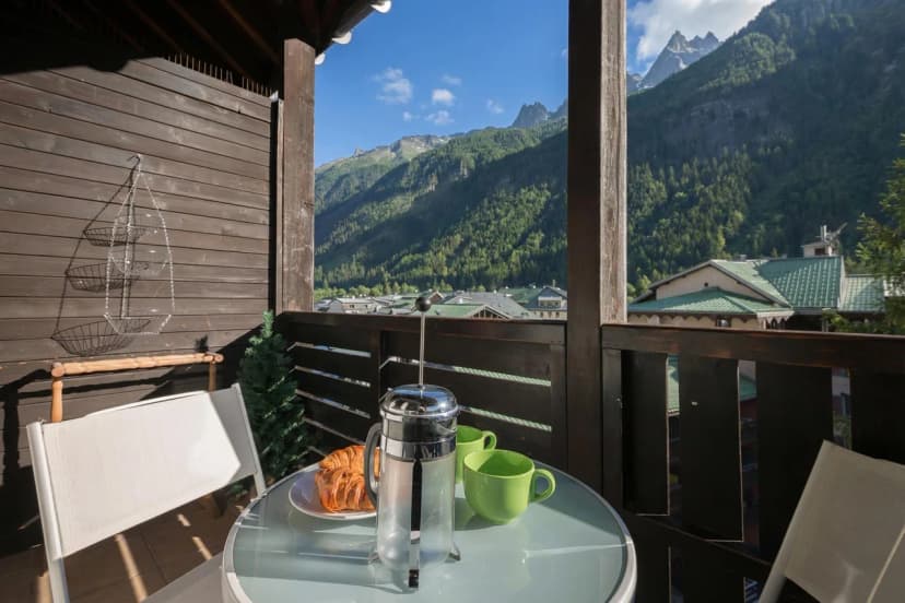Cham Sud Grepon Paradis611 Mont Blanc View Studio, Walk to Centre
