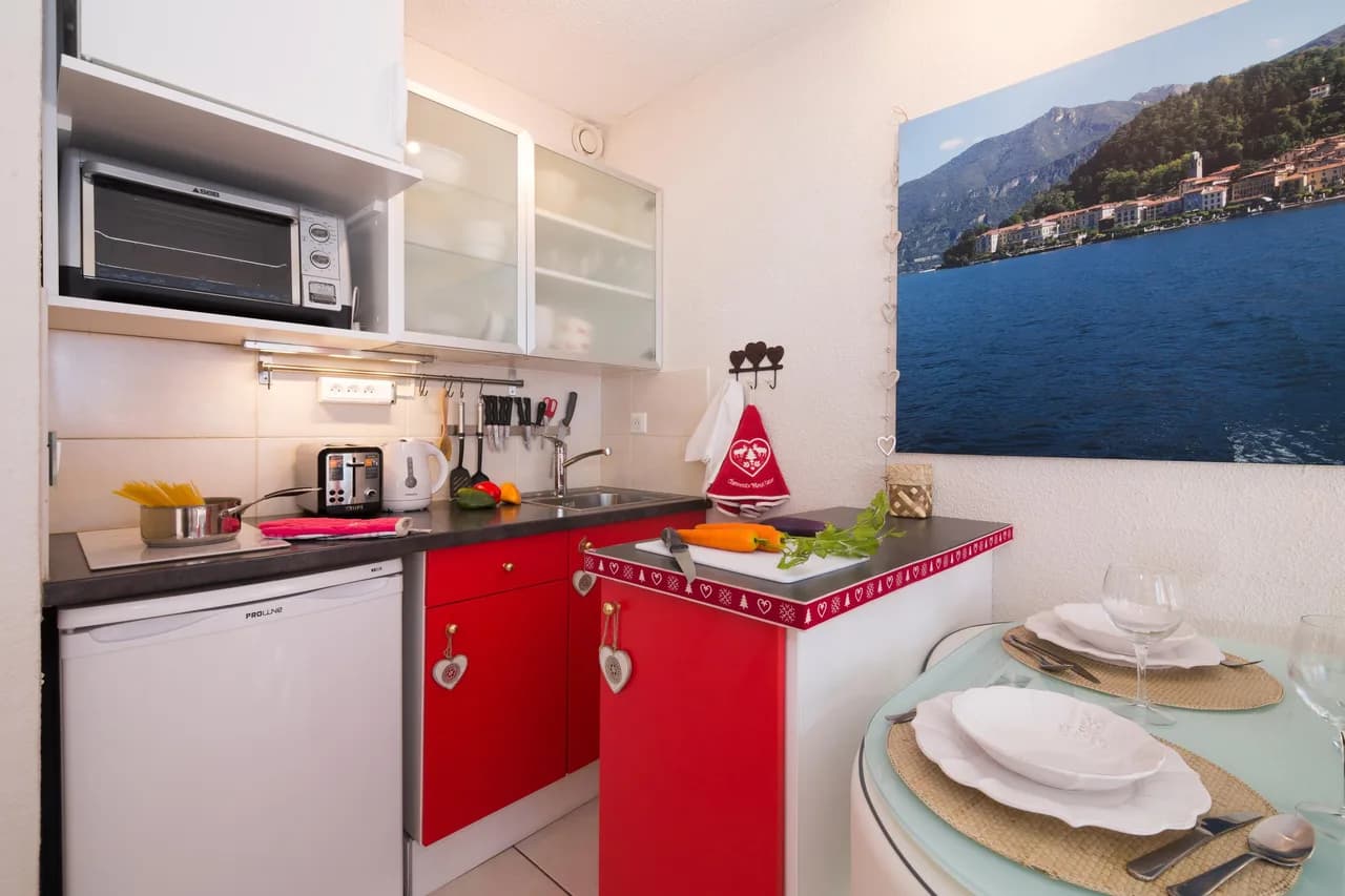 Cham Sud Grepon Paradis611 Mont Blanc View Studio, Walk to Centre photo 4