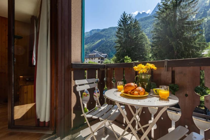 Cham Sud Jonquilles118 - Walk to Aiguille du Midi | Balcony View