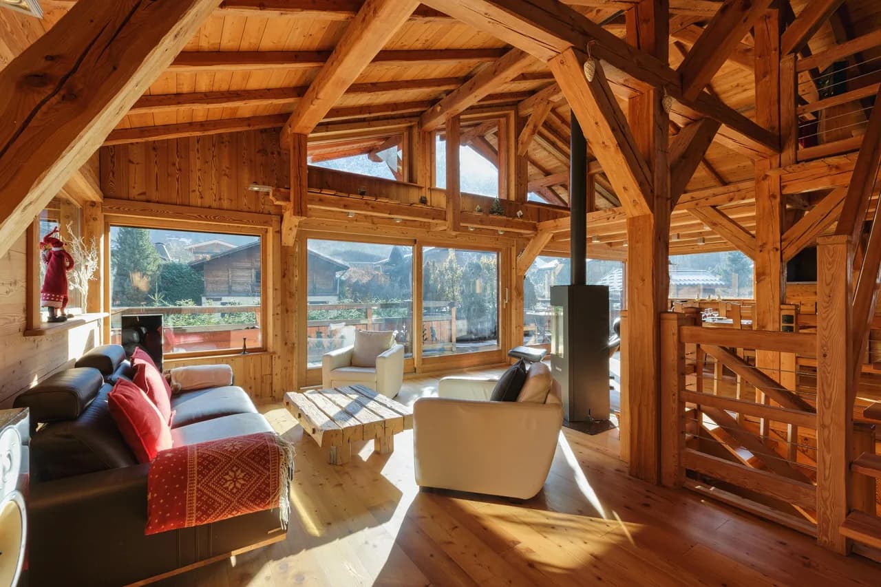 Chalet de l'Alpage mountain style for 8 w/sunny terrace photo 3
