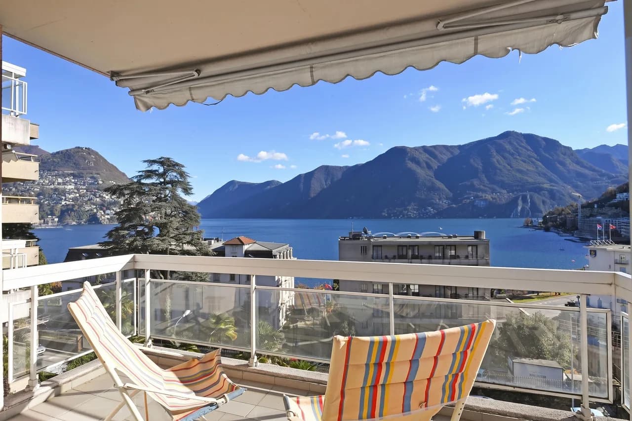 Scenic Lake View Apartment in Lugano, Ticino