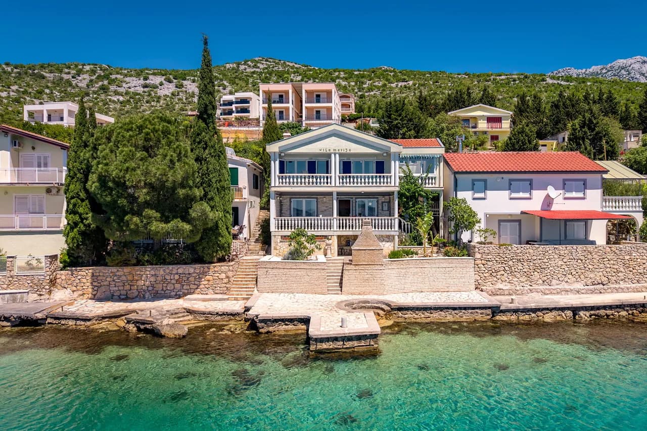 Beachfront Vacation Home in Tribanj