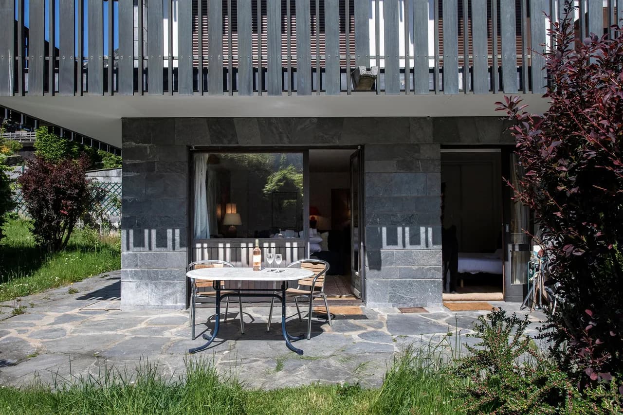 Apt du Brevent ski in/out Garden & Terrace photo 2