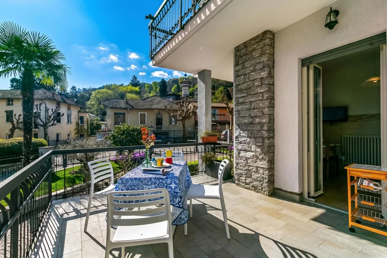 Charming Terrace Apartment in Stresa, Piedmont, Italy