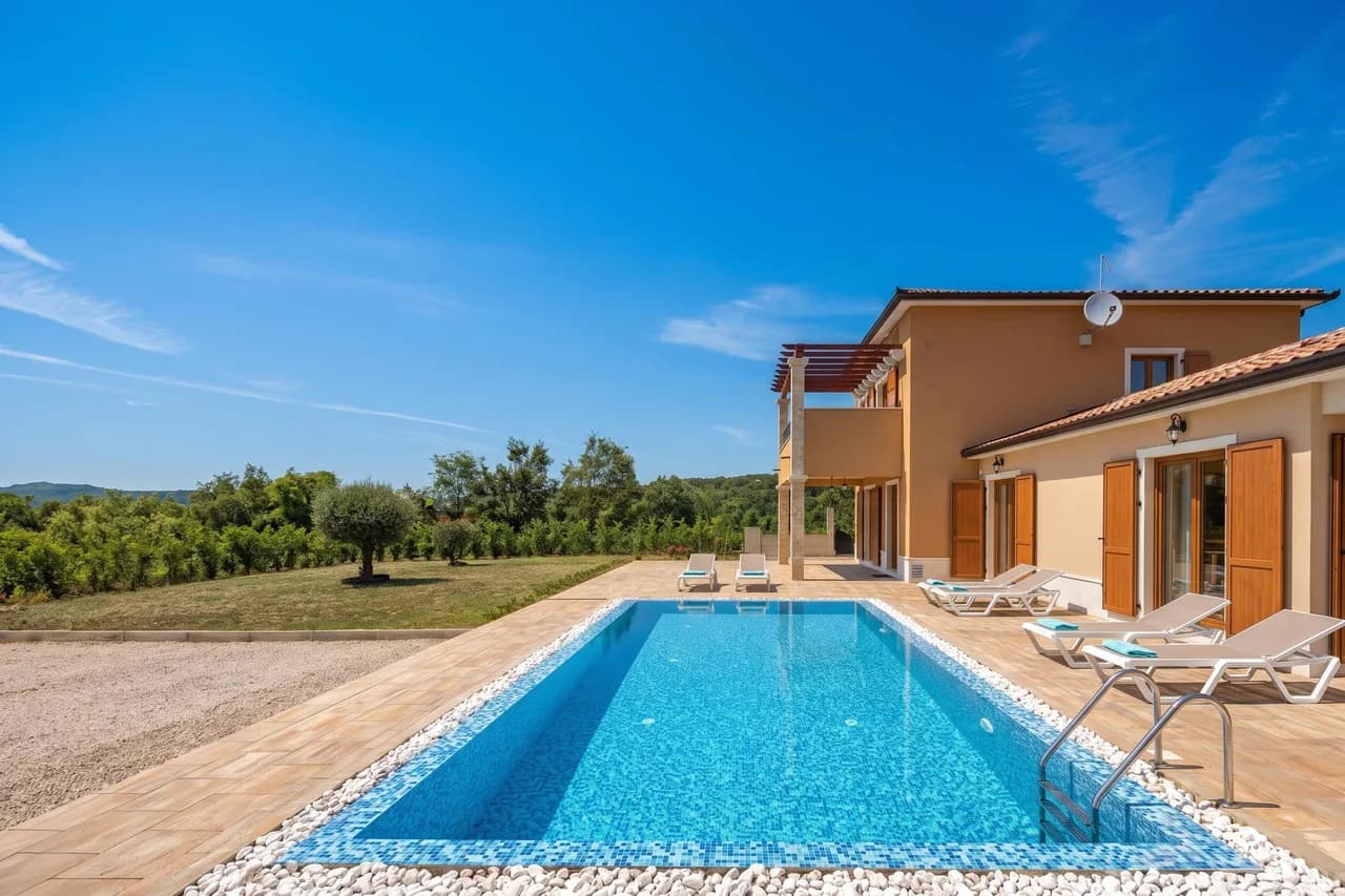Private Pool Villa in Labin, Istria, Croatia