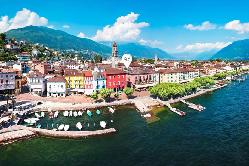 Corte di Ascona 1 with AC & Wi‑Fi for 4
