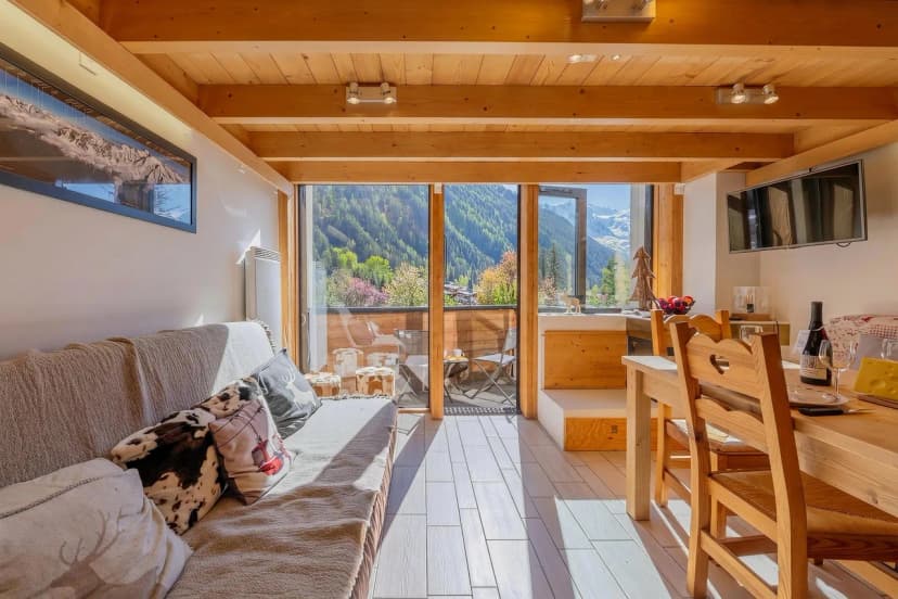 Grand Roc A215 150m from Slopes, Mountain View & Parking