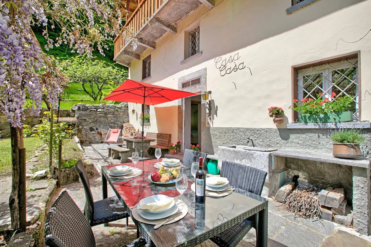 Garden View Chalet in Ticino