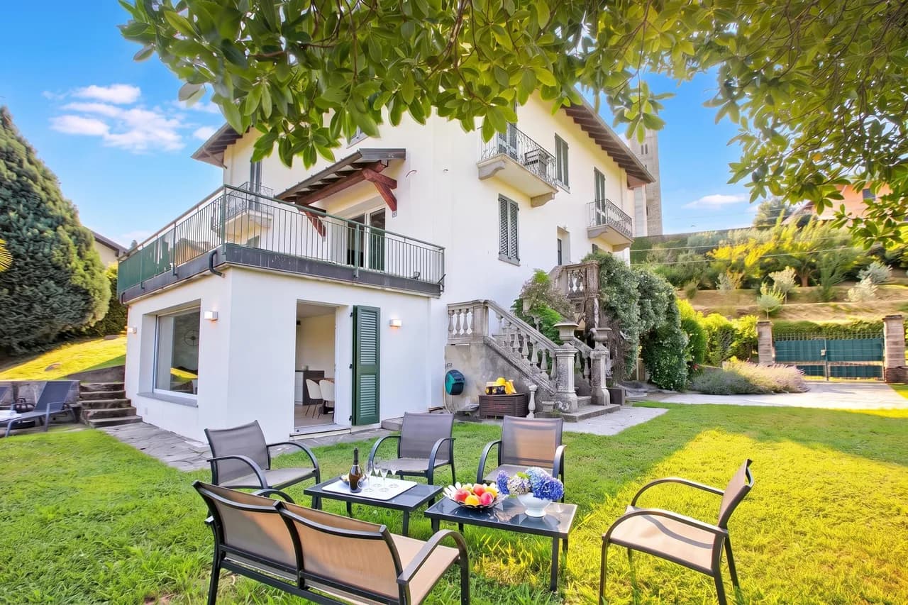 Mountain Lake View Villa in Taino, Lombardy, Italy