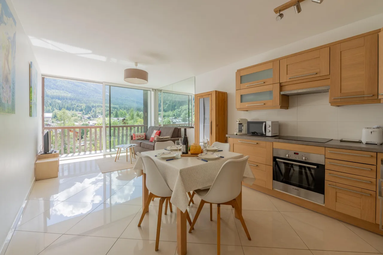 Riverside Apartment Mont Blanc View