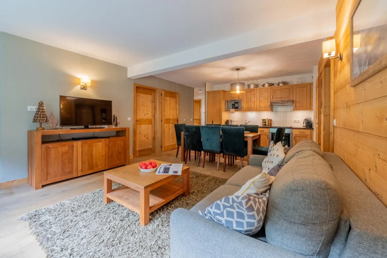 Ski-In Mountain View Apartment in Vallorcine photo 3