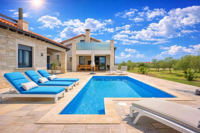 Sea View Villa Maria With Pool