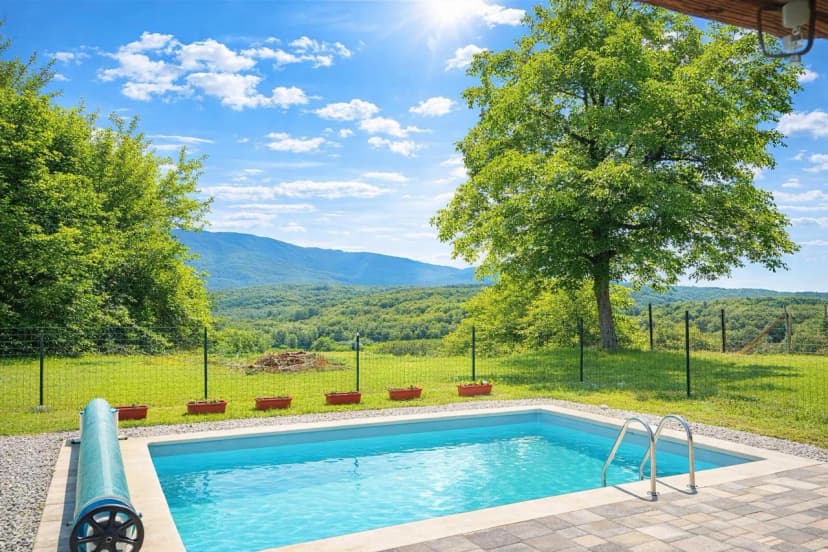 Pool House Green View /w Jacuzzi & Garden