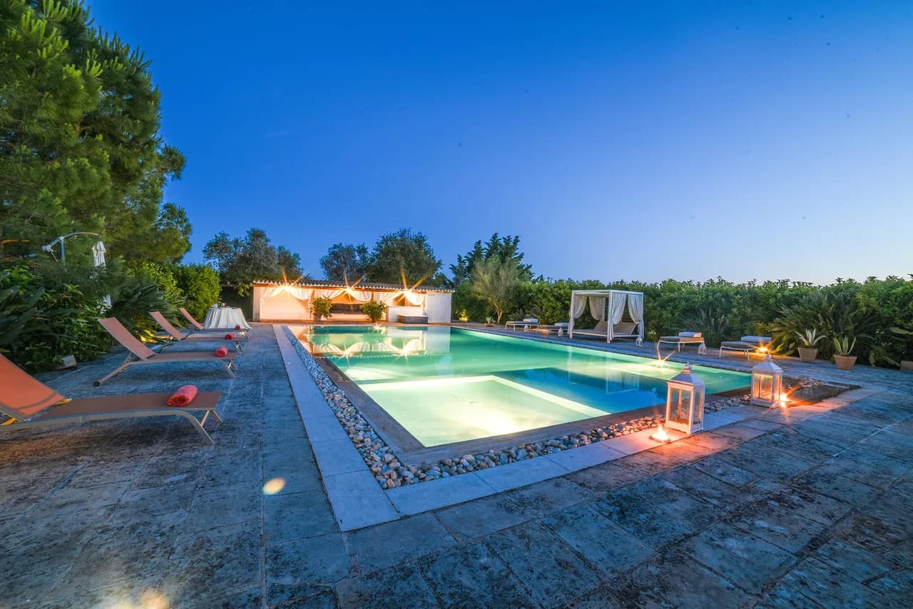 Elegant Poolside Villa in Zollino Salento Italy